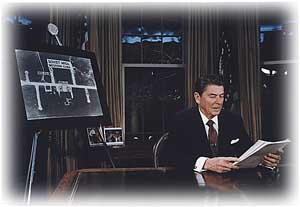 President Reagan addresses the nation